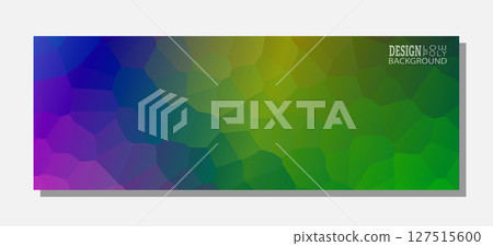 Colored polygonal background. Design template for poster, banner, interior and creative ideas Colored polygonal background. Design template for poster, banner, interior and creative ideas 127515600