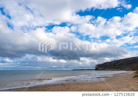 Bells Beach at Aireys Inlet on the Great Ocean Road, Australia 127515620