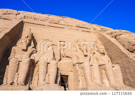 Great Temple of Ramses II Abu Simbel Aswan Egypt Ancient Majesty. 127515688
