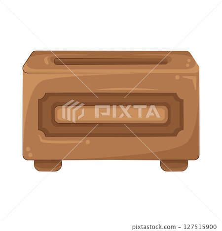 Illustration of Infaq Box Illustration of Infaq Box 127515900