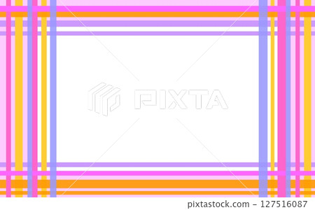 Lattice pattern frame white space border stripe pink 127516087