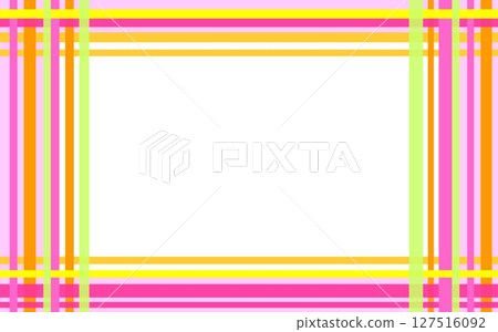 Lattice pattern frame white space border stripe pink 127516092