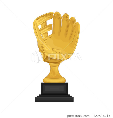 Illustration of Baseball trophy Illustration of Baseball trophy 127516213