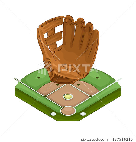 Illustration of Baseball field  127516216