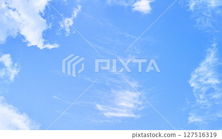 藍色的天空和雲圖像 127516319
