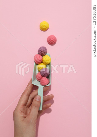 Jelly candy, concept of tasty and sweet food 127516385