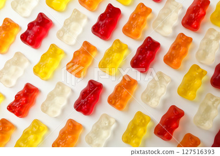 Jelly candy, concept of tasty and sweet food 127516393
