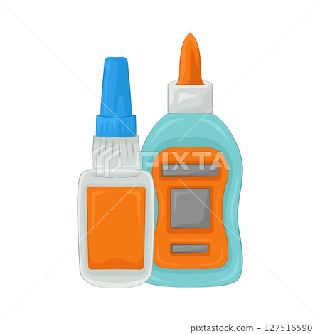 Illustration of Glue Bottle Illustration of Glue Bottle 127516590