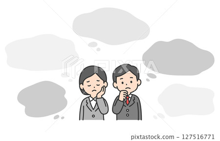 Do you have any of these problems? Character speech bubble set 127516771