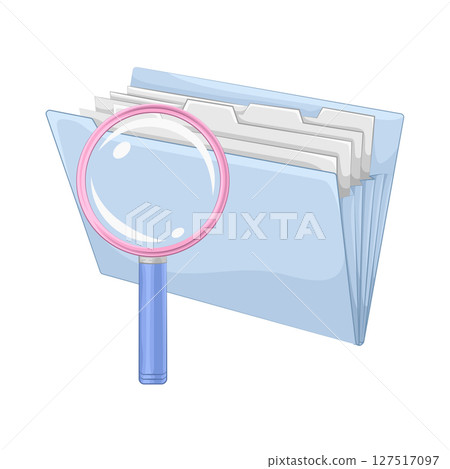 Illustration of Search Folder 127517097