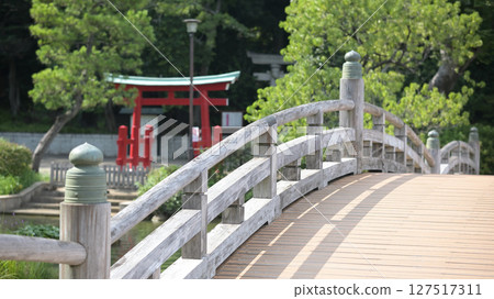 Ikeyuki Bridge in Shimosuke Park 127517311