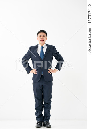 Young male business whole body Young male business whole body 127517440