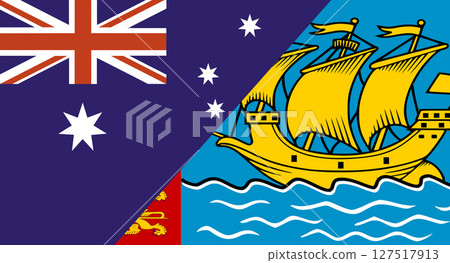 Flag of Australia and Saint Pierre and Miquelon. Sports competitions Flag of Australia and Saint Pierre and Miquelon. Sports competitions 127517913