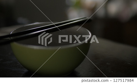 Tableware after dinner Tableware after dinner 127517984