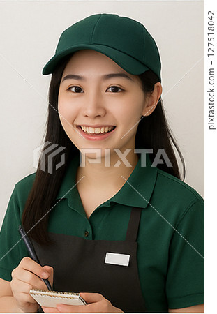 笑容燦爛的日本年輕女性！ 10多歲、20多歲、30多歲、40多歲，年輕一代！在餐廳AIOL打工 127518042
