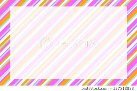 條紋框架，空白，條紋，粉紅色，可愛 127518888