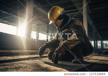 Real work scenes at the workplace 127519064