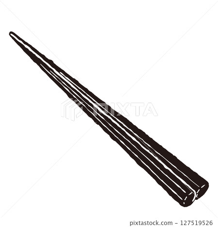 Chopsticks tableware illustration 127519526
