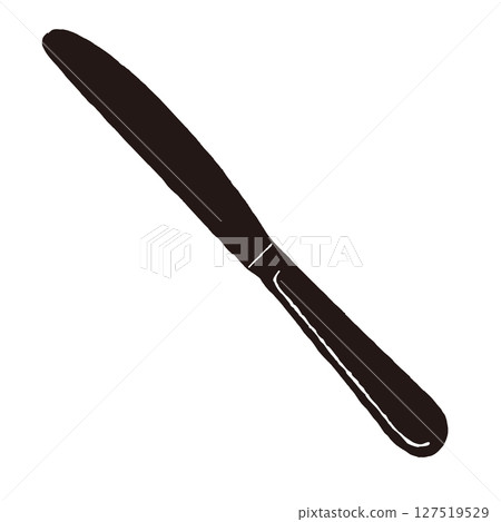 Knife tableware illustration 127519529
