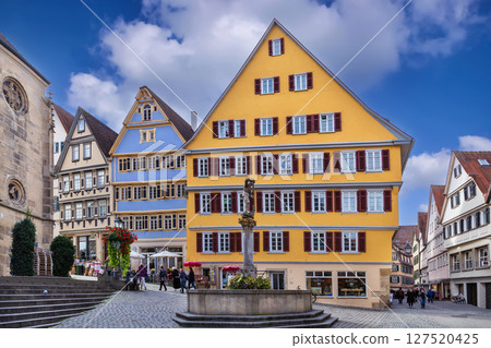 Square in Tubingen, Germany Square in Tubingen, Germany 127520425