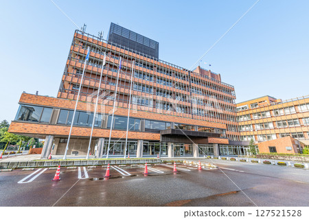 Kanazawa City Hall in clear skies, Ishikawa Prefecture Kanazawa City Hall in clear skies, Ishikawa Prefecture 127521528