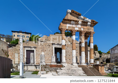 Capitolium of Brixia, Brescia, Italy Capitolium of Brixia, Brescia, Italy 127521844