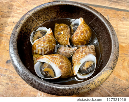 Simmered clam dish Simmered clam dish 127521936