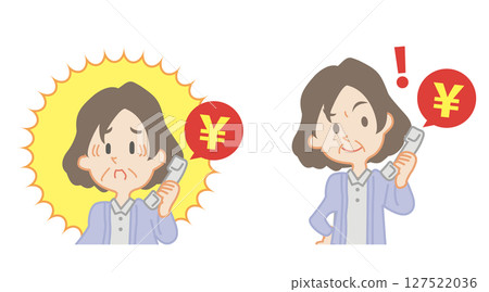老年婦女接到詐騙電話 127522036