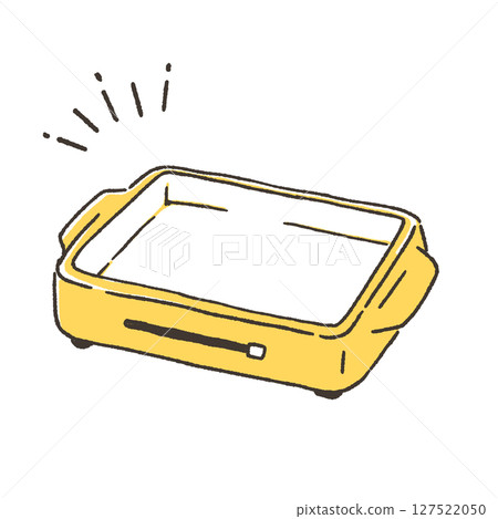 Hot plate illustration 127522050