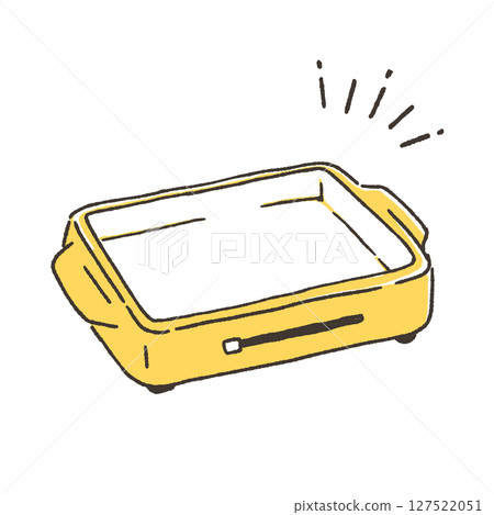 Hot plate illustration 127522051