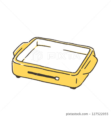 Hot plate illustration 127522055