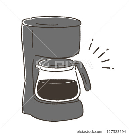 Simple illustration of a coffee maker 127522394