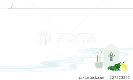 去世的圖像背景插圖框架 去世的圖像背景插圖框架 127523235