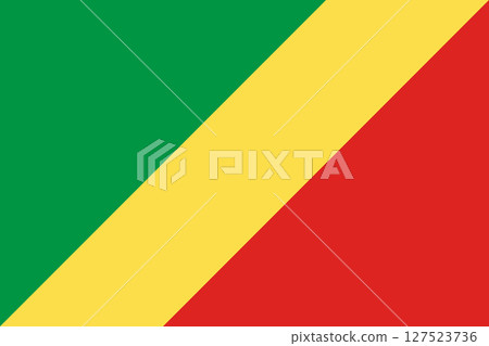Flag of the Republic of the Congo, national symbol Flag of the Republic of the Congo, national symbol 127523736