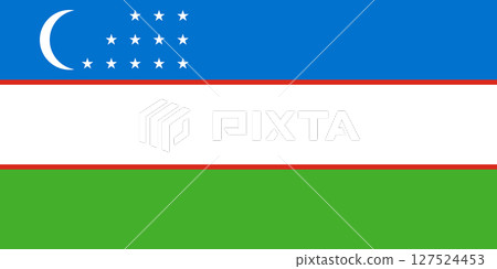 Flag of Uzbekistan, the national symbol 127524453