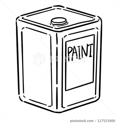 油漆罐_線條畫 127525000