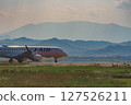 Plane preparing for takeoff, Sendai Airport, Natori City, Miyagi Prefecture 127526211