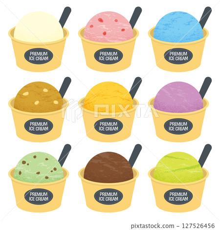 冰淇淋9種口味套裝 冰淇淋9種口味套裝 127526456