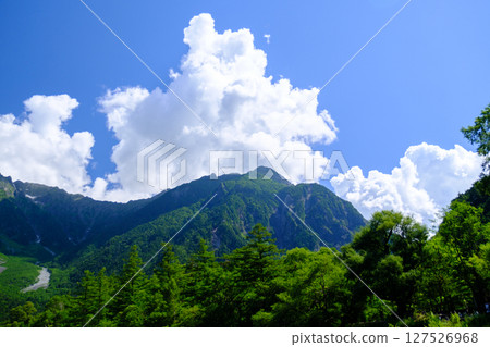 夏天的藍天白雲 127526968