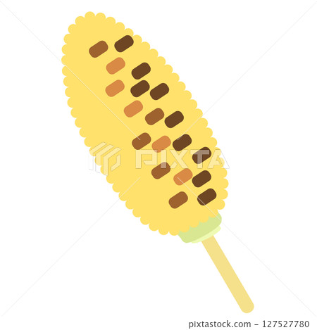 烤玉米節夏季節日向量插圖 烤玉米節夏季節日向量插圖 127527780
