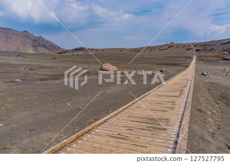 (Kumamoto Prefecture) Aso Volcanic Desert, Sand Senri Beach 127527795