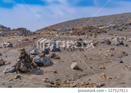 (Kumamoto Prefecture) Aso Volcanic Desert, Sand Senri Beach (Kumamoto Prefecture) Aso Volcanic Desert, Sand Senri Beach 127527811