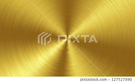 Circular gold metal texture Circular gold metal texture 127527890