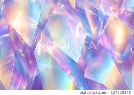 彩虹水晶背景材料 127528378