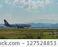 Plane preparing for takeoff, Sendai Airport, Natori City, Miyagi Prefecture 127528853