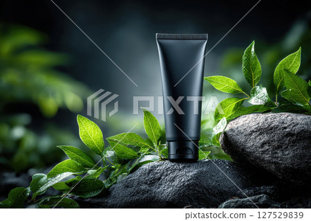 Cosmetic Tube in Nature Setting 127529839