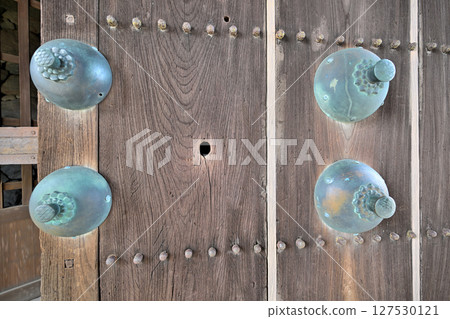 Saga Castle Park, where bullet scars from the Saga Rebellion remain 127530121