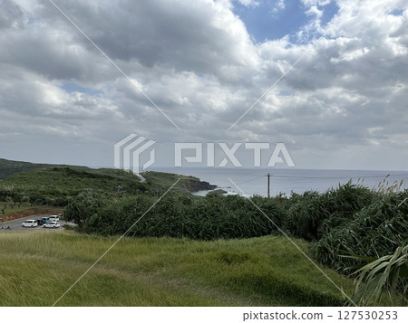 與那國島的西崎紀念碑,日本最西端 與那國島的西崎紀念碑,日本最西端 127530253