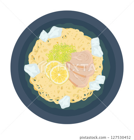 Illustration of cold ramen 127530452