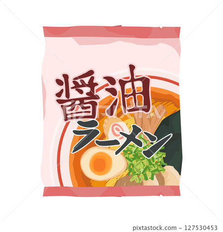 醬油拉麵插畫 127530453